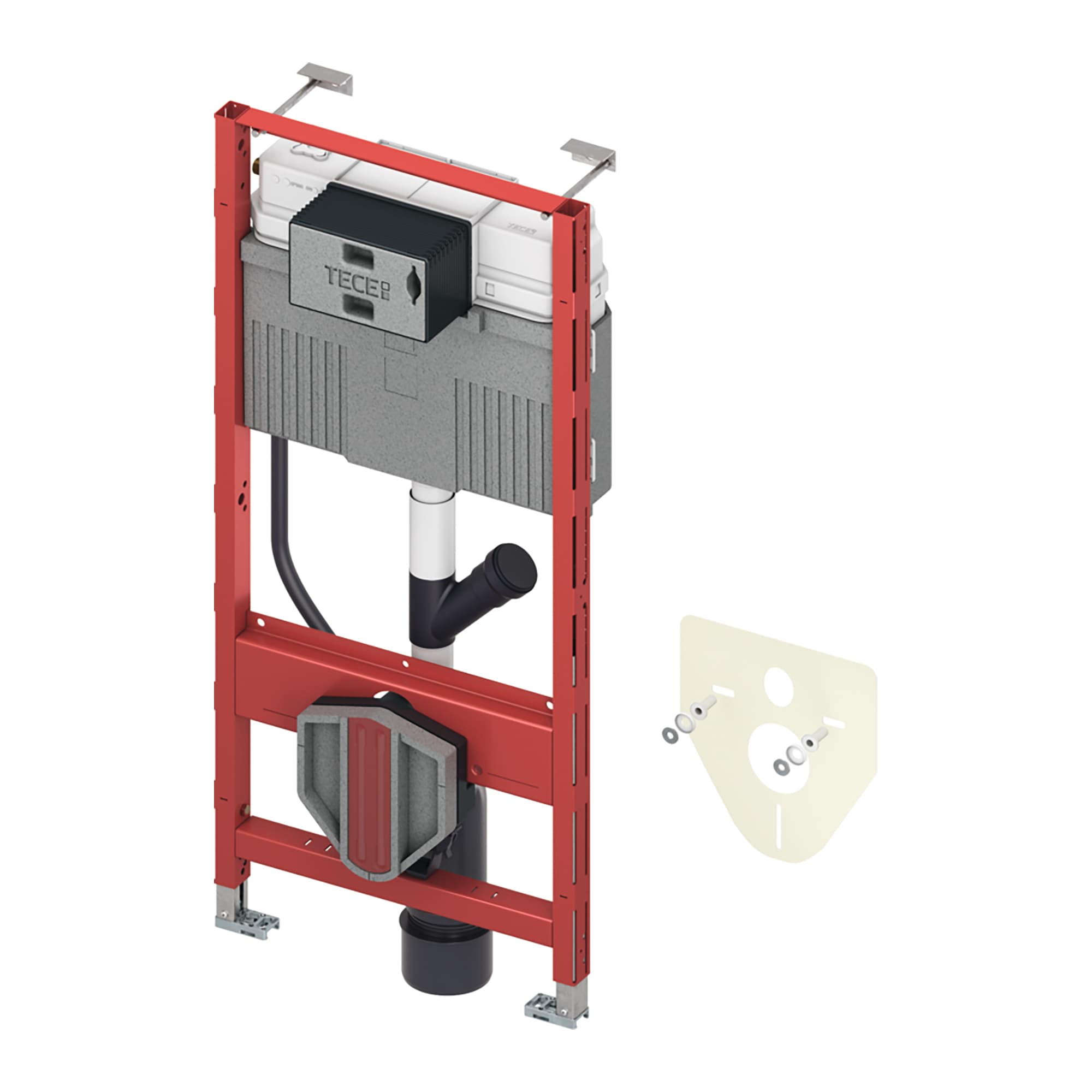 TECEPROFIL - MODULE WC AVEC RÉSERVOIR UNI - AVEC RACCORDEMENT POUR ASPIRATION DES ODEURS (DN 50) - HAUTEUR 1120 MM