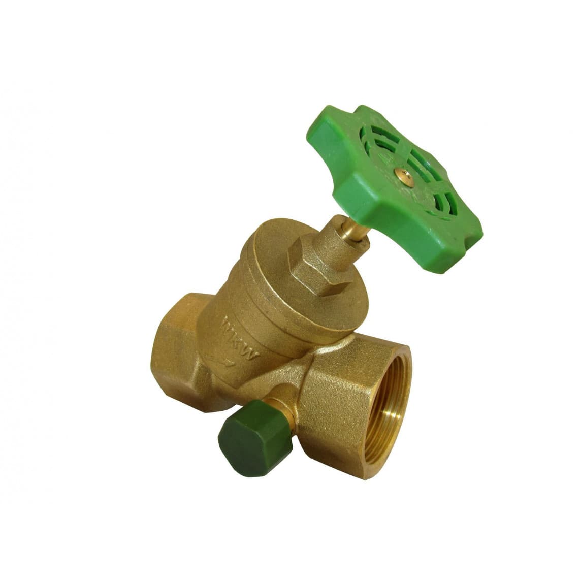 989191055 vanne à siège incliné, 1/2", avec vidange
