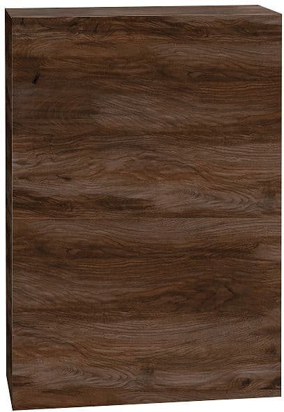 MEUBLE COFFEE 1 PORTE GAUCHE 45 NOYER DECOR VELOURS