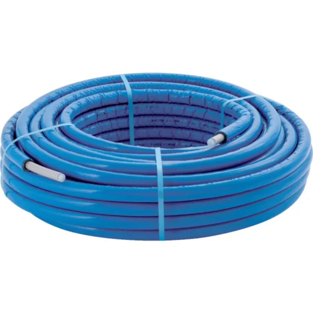 Geberit FlowFit tube multicouche isolé bleu D20 rouleau 50m