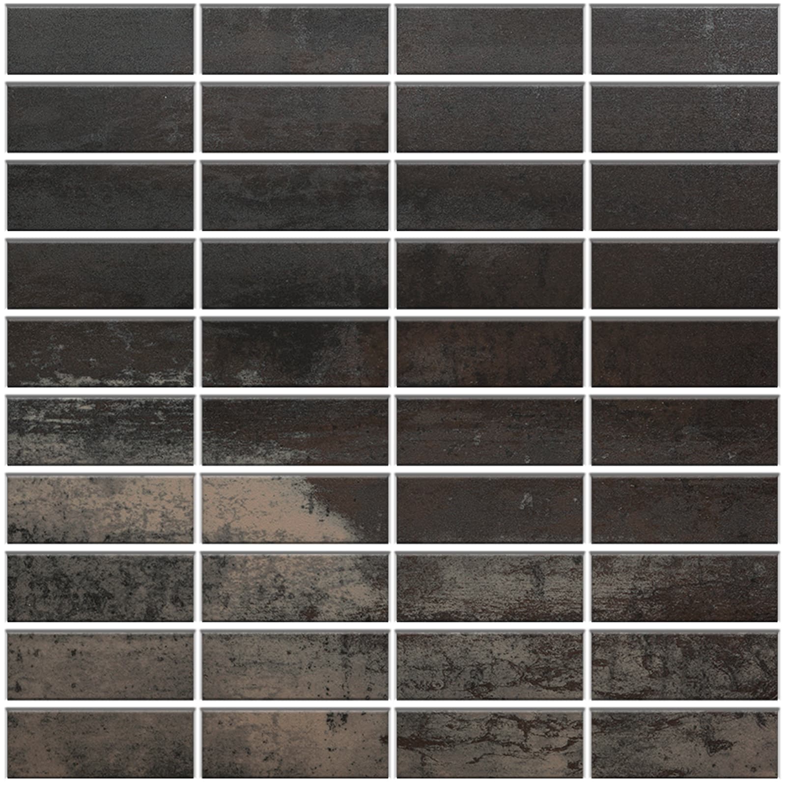 MOSAICO CORTEN B 30X30 (2,5X7)