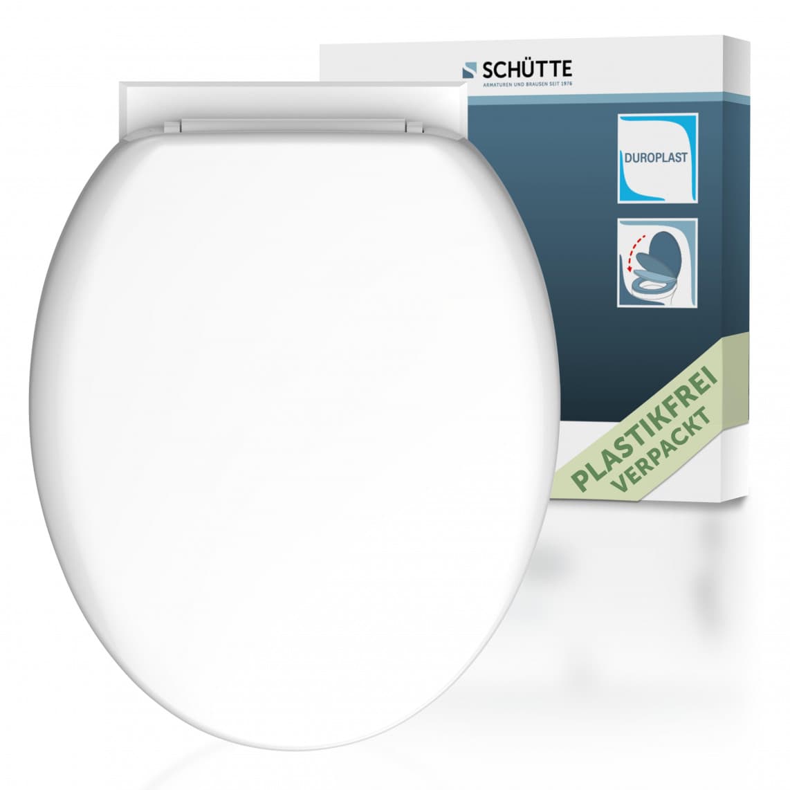10220 abattant WC en Duroplast, blanc, avec frein de chute