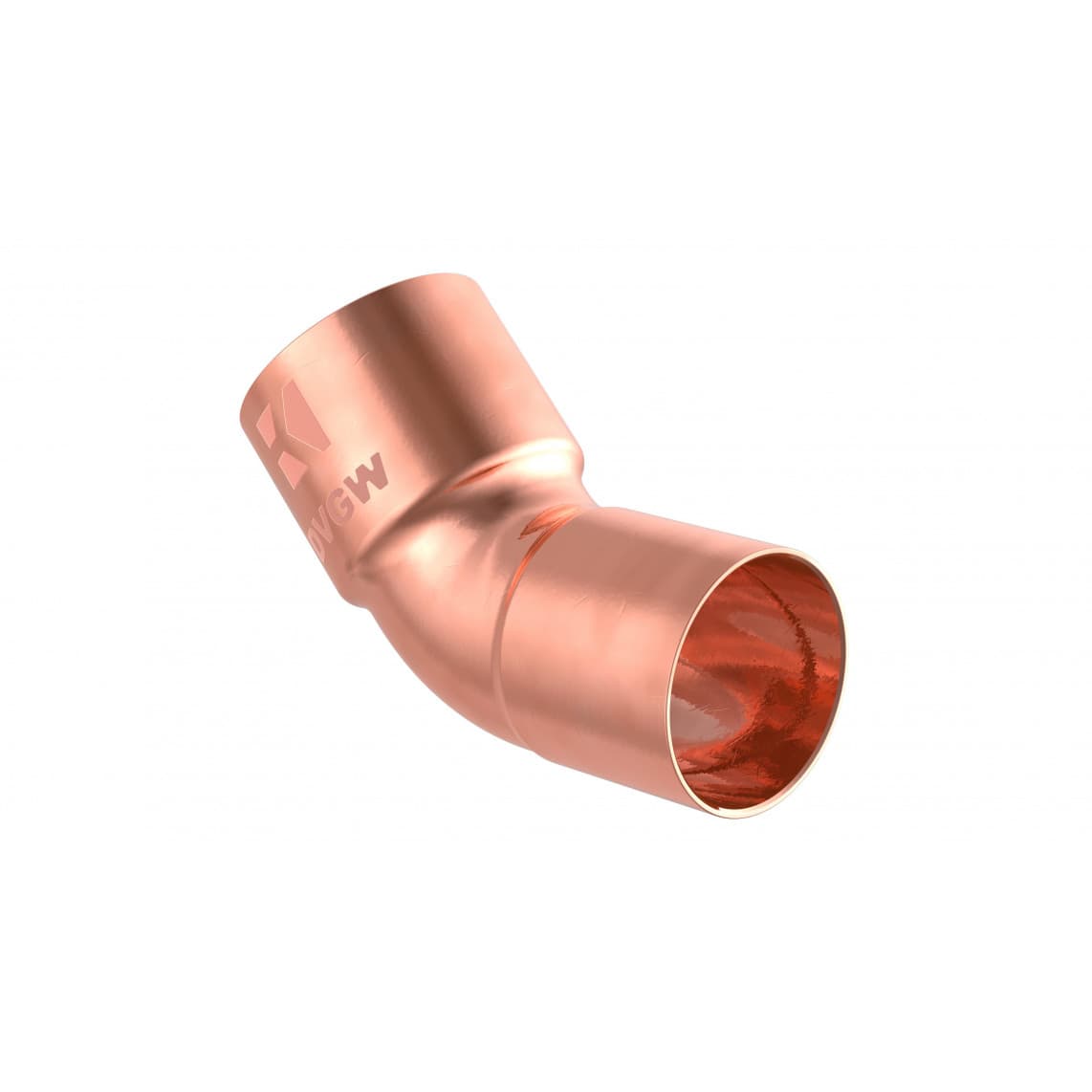 989145017 CU arc 45°, vierge, 28 mm, 1 manchon (5040)