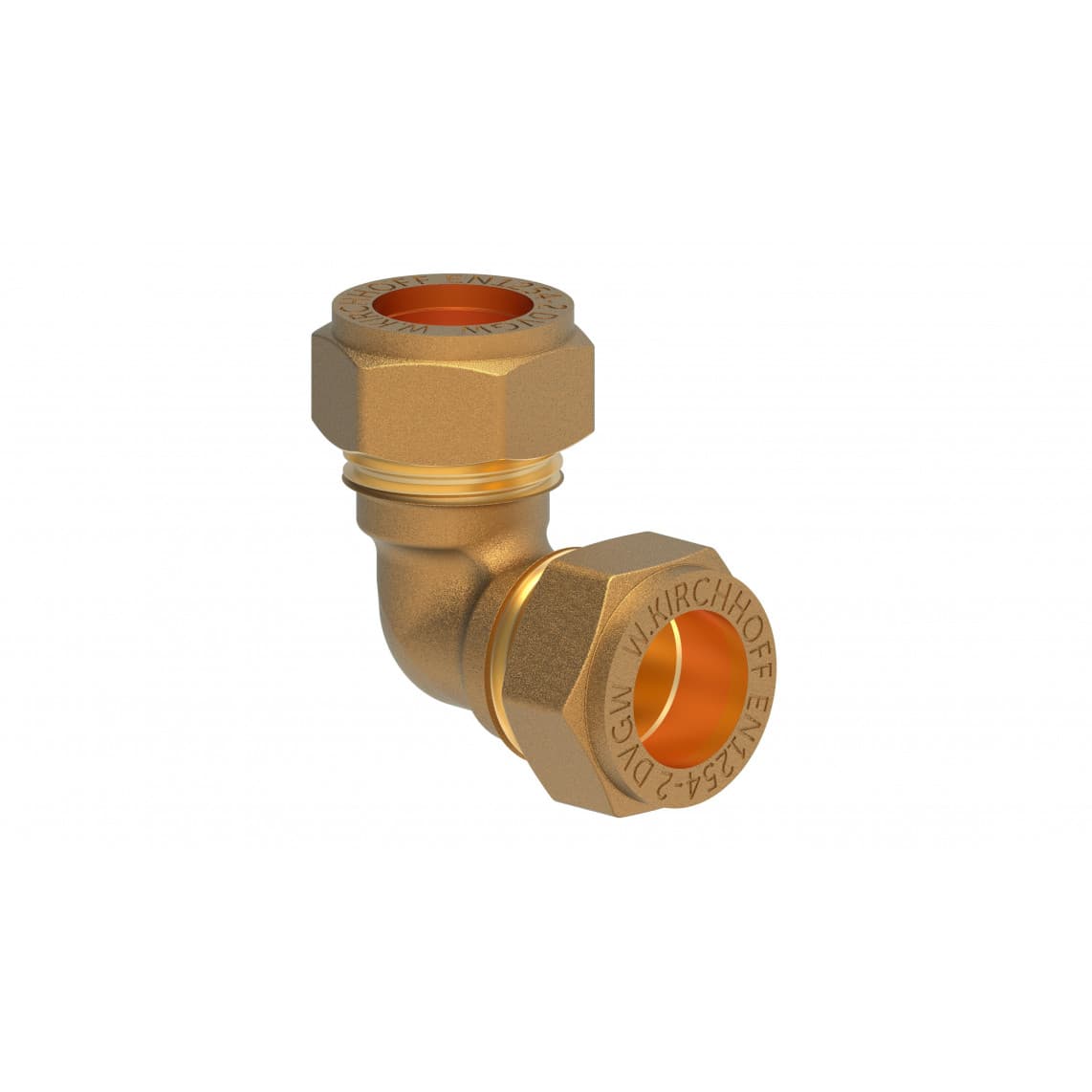 989451417 LT coude 90°, vierge, 22 mm, raccord à serrer pour tube en cuivre
