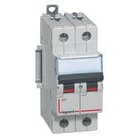 Disjoncteur DX³ 10000A / 16kA 2 pôles courbe B 32A 230 / 400V - 2 modules