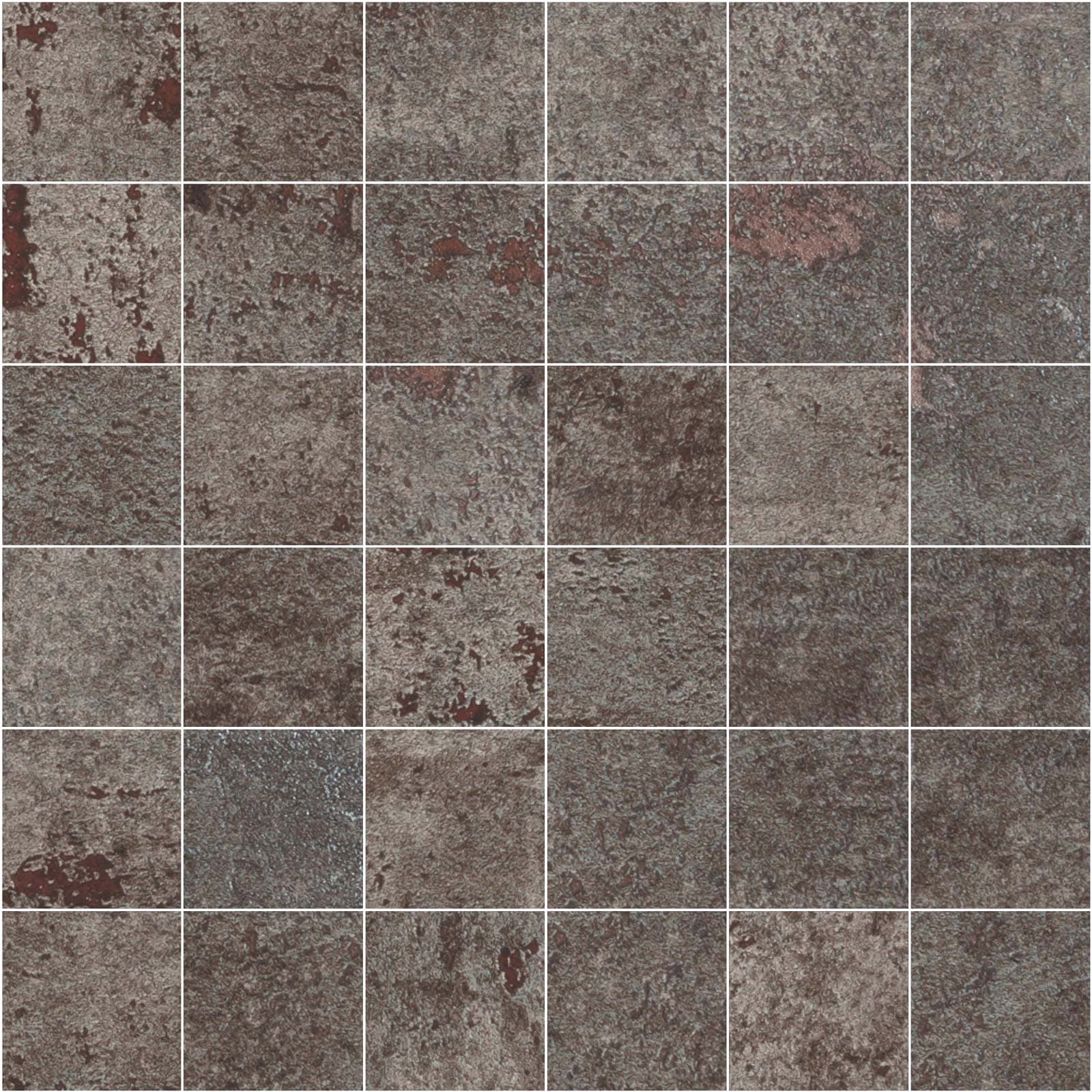 MOSAICO METAL STEEL 30X30 (5X5) BRU