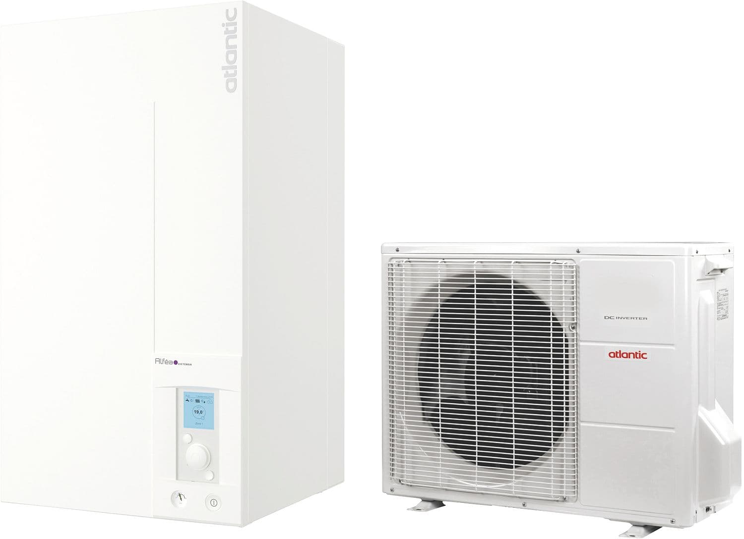 PAC AIR/EAU CC ALFEA EXTENSA A.I.10 10KW CONNECTED ATLANTIC ERP A+ 55° ERP A++ 35°