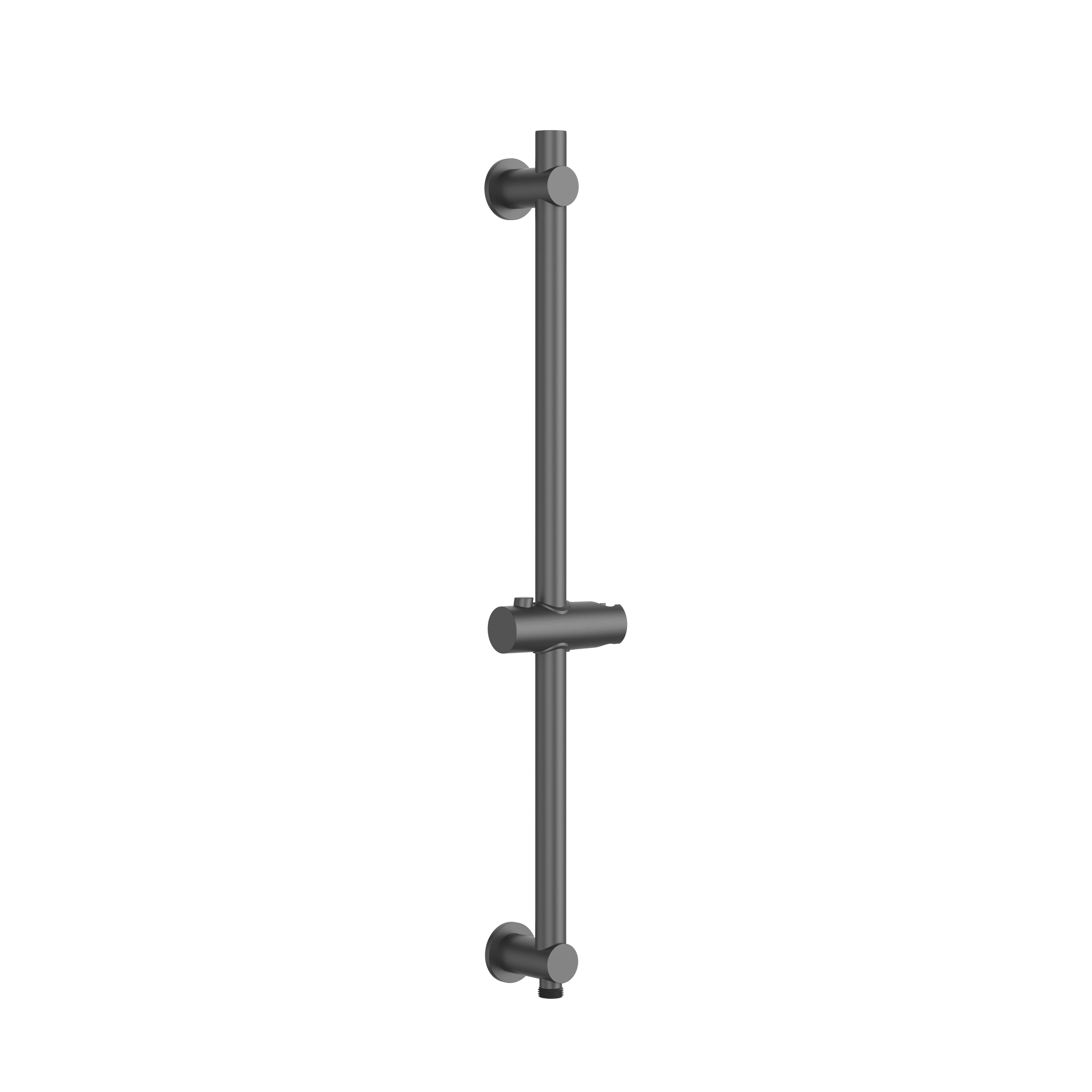 UNIFORMA BARRE DE DOUCHE - AVEC ARIVÉE D'EAU - 69 CM - GUNMETAL (PVD)