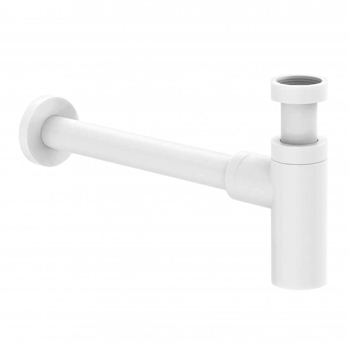 98803848 siphon à bouteille, blanc, 1 1/4" x 32 mm, rond