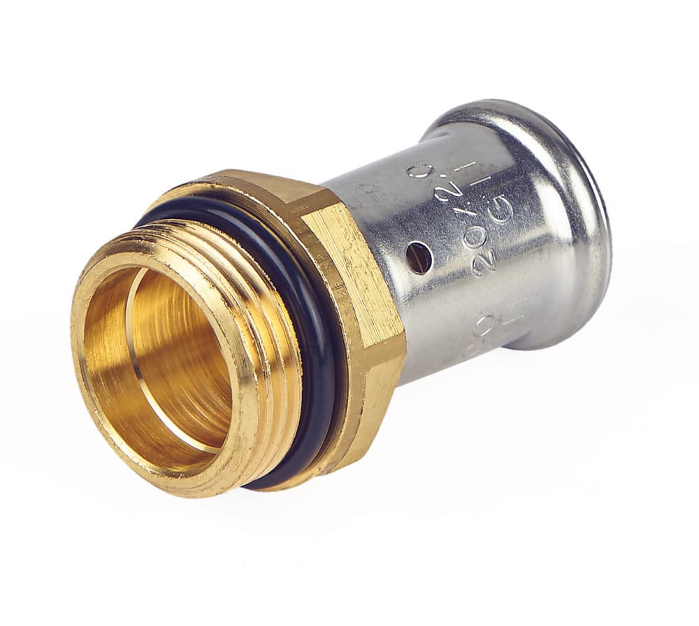 Henco raccord droit pour collecteur laiton 20-3/4M