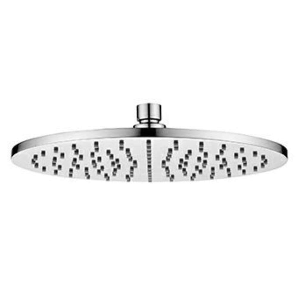 Zucchetti Pan laiton pomme de douche jet fixe D300mm épaisseur 8mm Noir mat gaufré