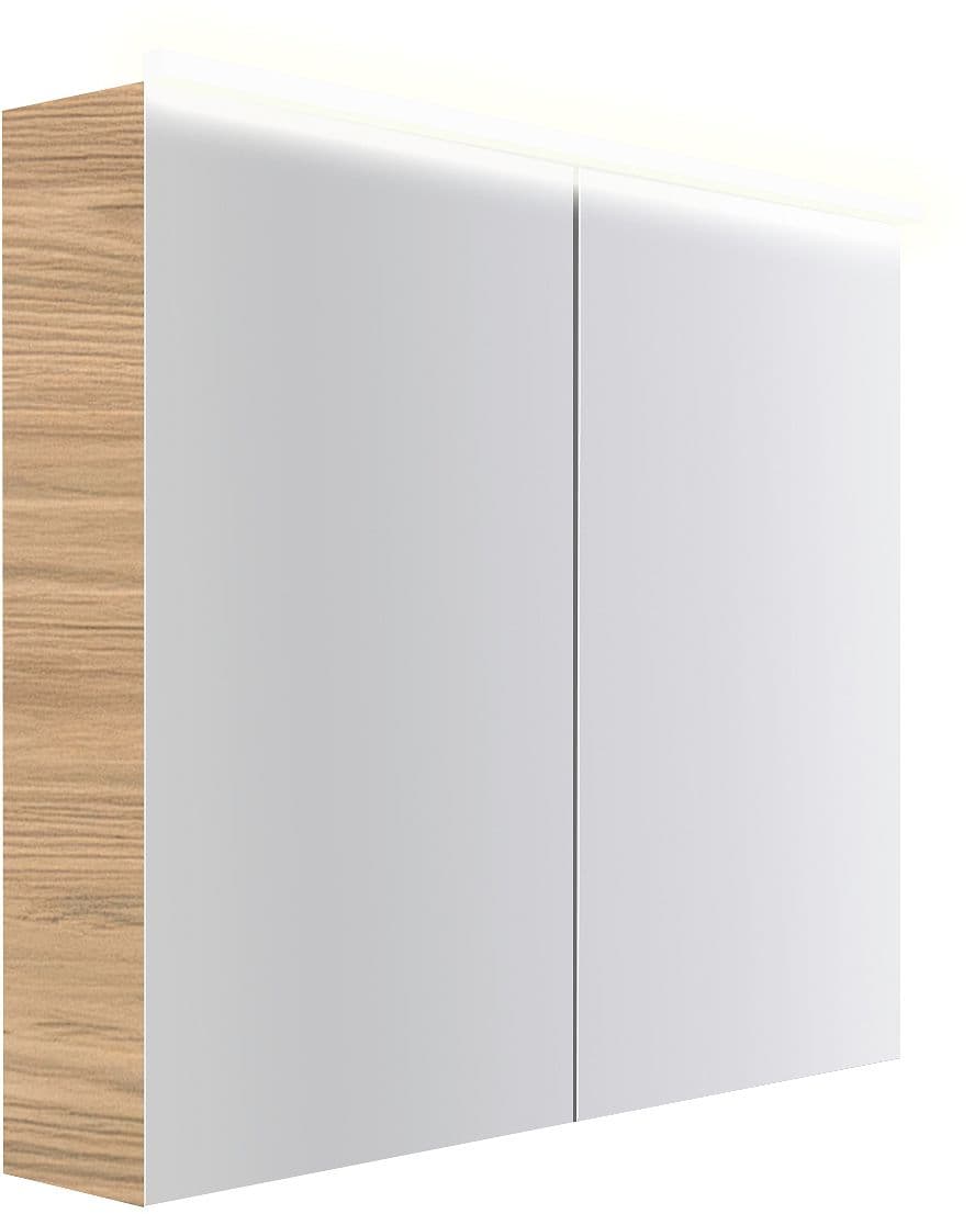 ARMOIRE TOILETTE COFFEE 2 PORTES 900MM 4250K CHENE CLASSIQUE