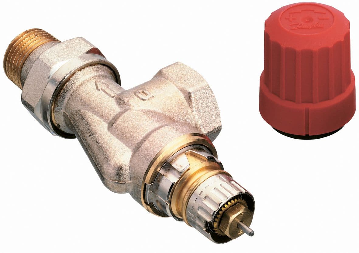 VANNE RADIATEUR THERMOSTATIQUE DANFOSS EQUERRE INVERSEE 3/4"MF