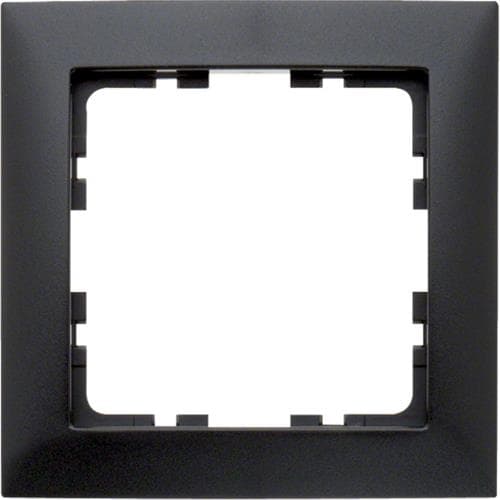 Plaque de recouvrement 1 poste Berker S.1 Anthracite, mat