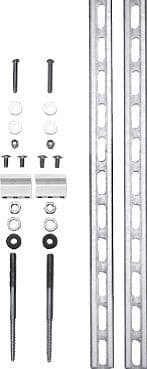 PROFILE DE VENT/NEIGE VERTICALE FKA17-2 POUR PANNEAU VERTICALE FK2S JUNKERS TOLE ONDULEE