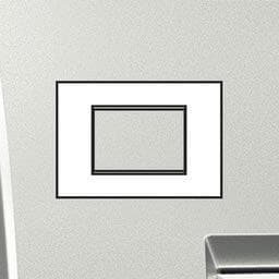 LivingLight - plaque air 3 modules Blanc perle
