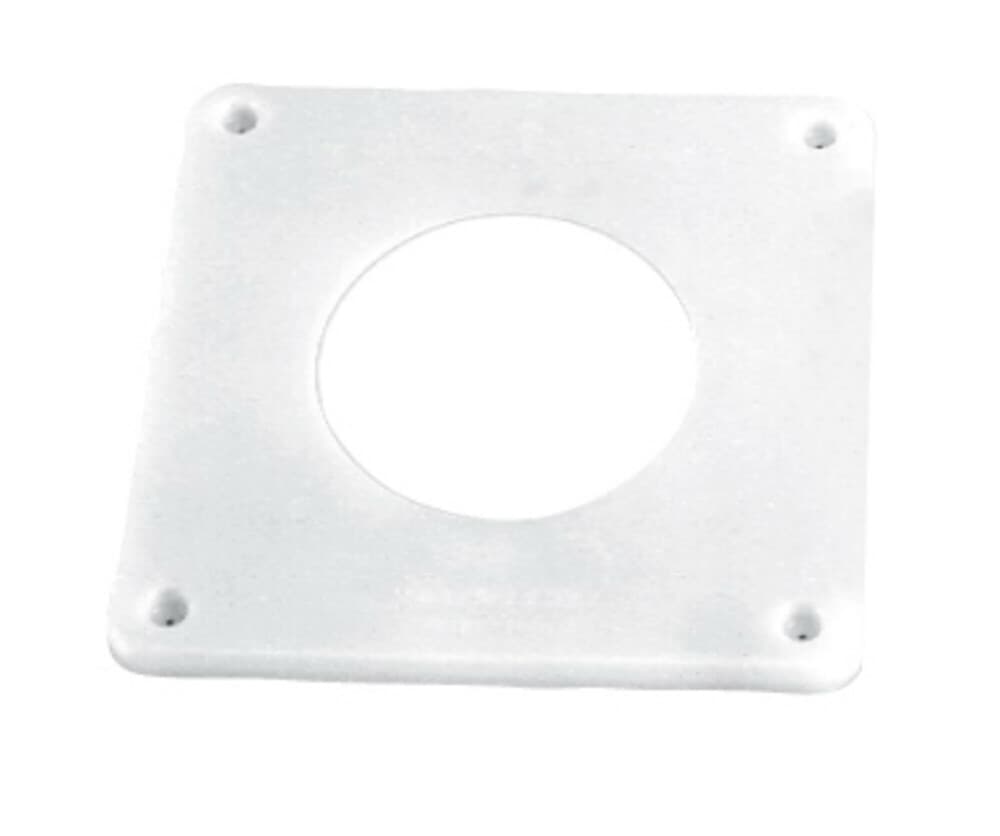 Muelink & Grol plaque murale pour terminal mural D60/100 plastique blanc