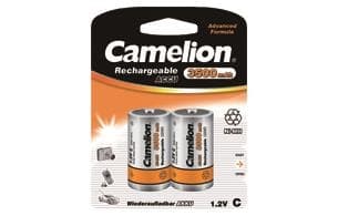 Camelion - pile rechargeable Ni-Mh - C / LR14 - 3500mAh - 2 pièces