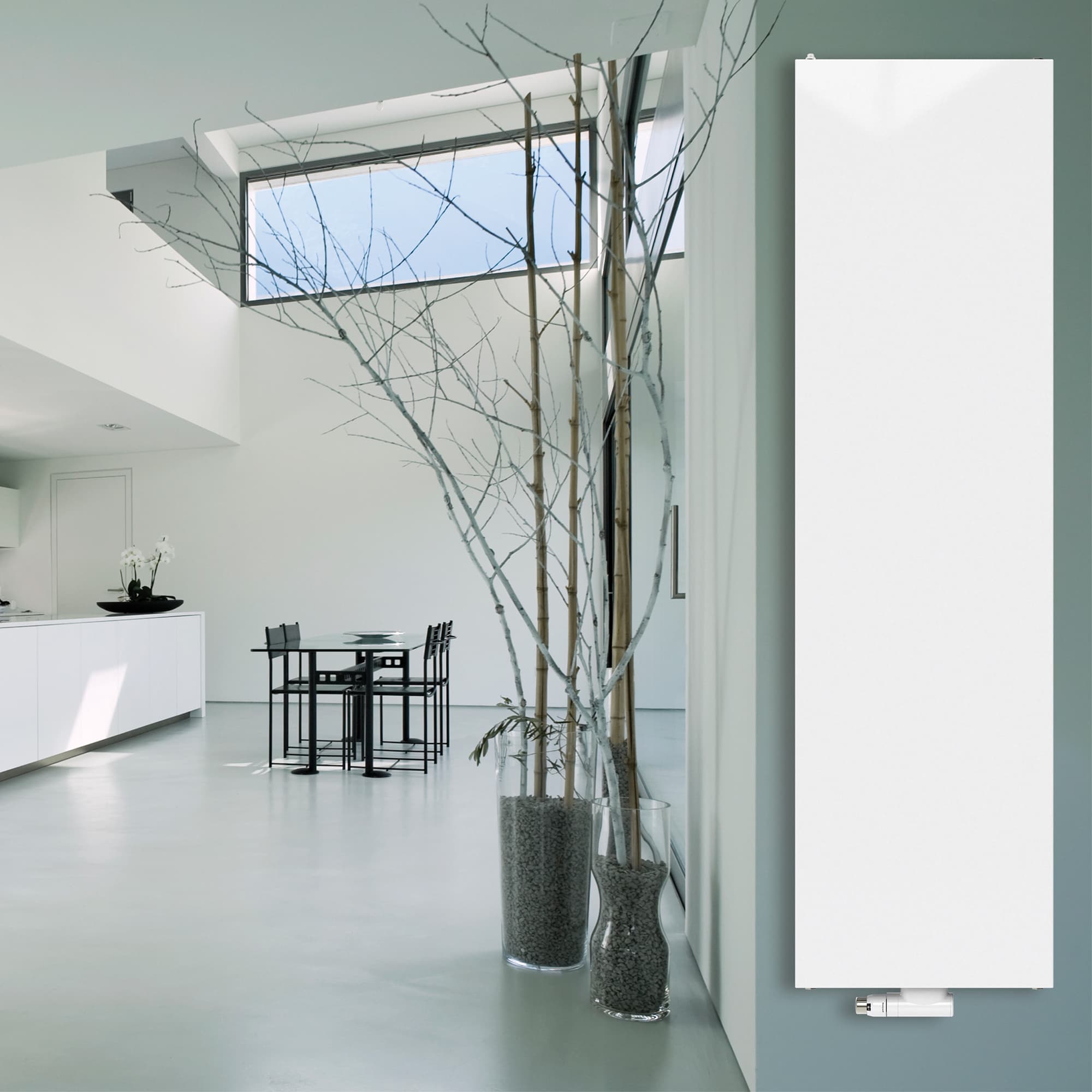 STELRAD VERTEX PLAN - T22 - RADIATEUR VERTICAL - 2000X500MM - 1980W - BLANC BRILLANT