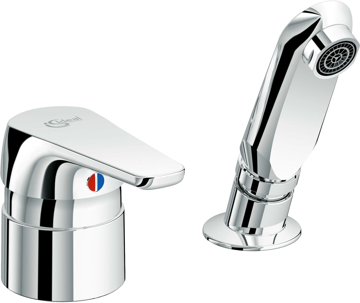 MITIGEUR POUR SALON COIFFURE AVEC DOUCHE A MAIN CERAPLUS IDEAL STANDARD CHROME