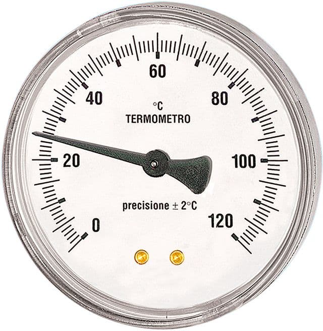 THERMOMETRE BIMETALLIQUE T 100/75 1/2"