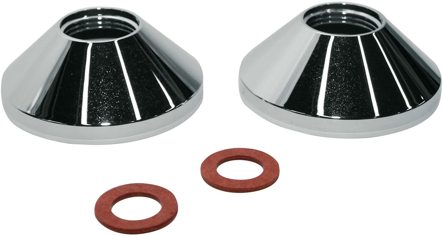 ROSACE POUR RACCORD-S KLUDI 3/4"-1/2" 2 PIECES CHROME