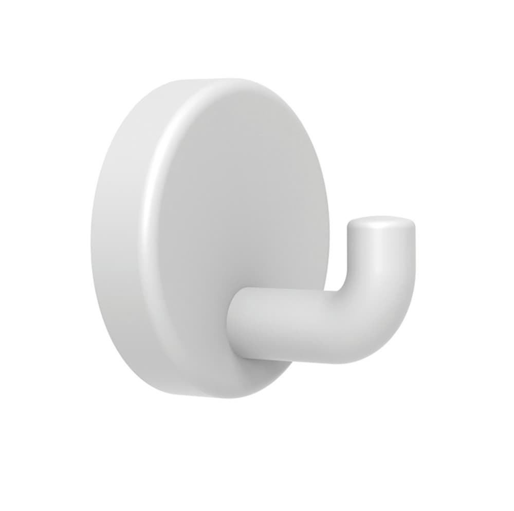 Normbau Nylon Care patère simple 58x52mm nylon blanc