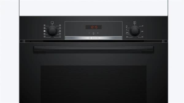 Four serie 4 multifonction 60cm, classe A+, 8 modes de cuisson, Added Steam, EcoClean, display Rouge