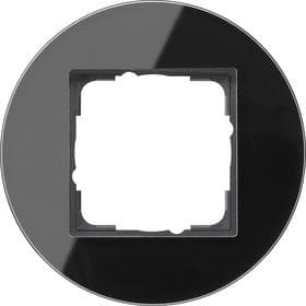 Cadre de finition Gira Studio Noir verre Noir