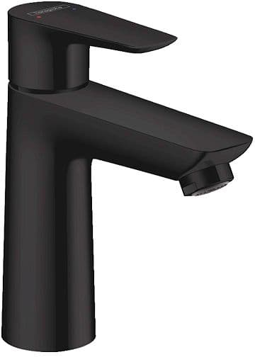 MITIGEUR LAVABO TALIS E 110 HG VIDAGE AUTOMATIQUE NOIR MAT