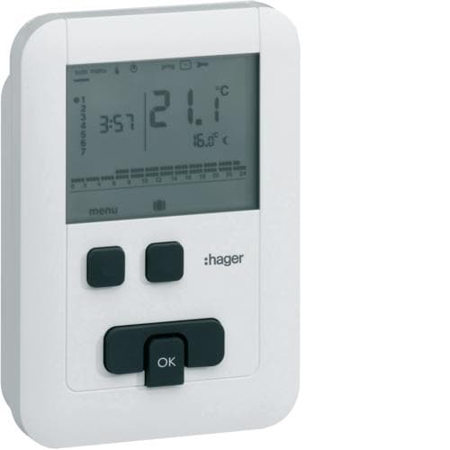 Thermostat programmable Eco 7 jours - piles