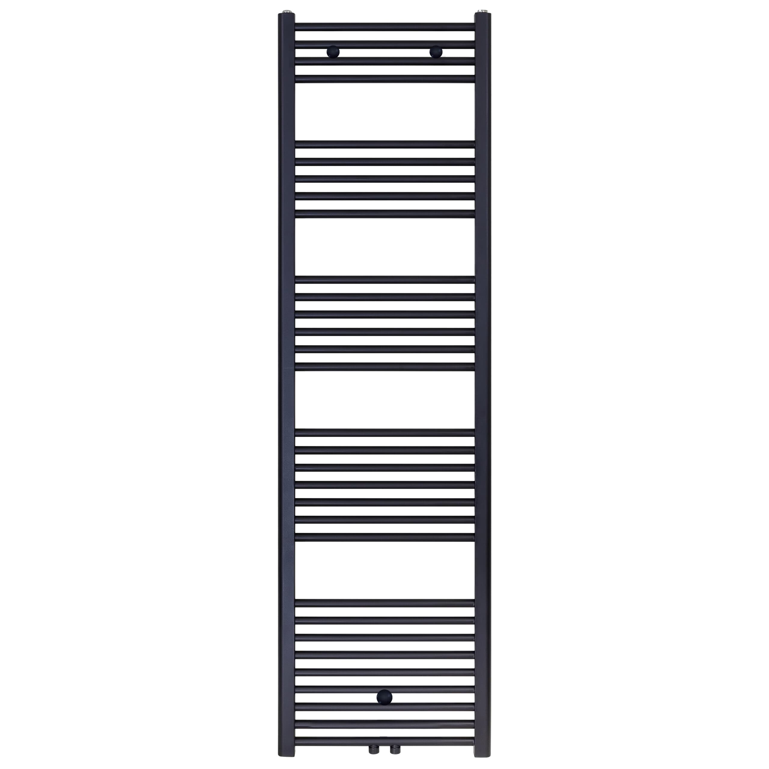 BELRAD SÈCHE-SERVIETTES - RACCORDEMENT GAUCHE-DROITE/CENTRAL - 821 WATT - 1800X500CM - NOIR MAT