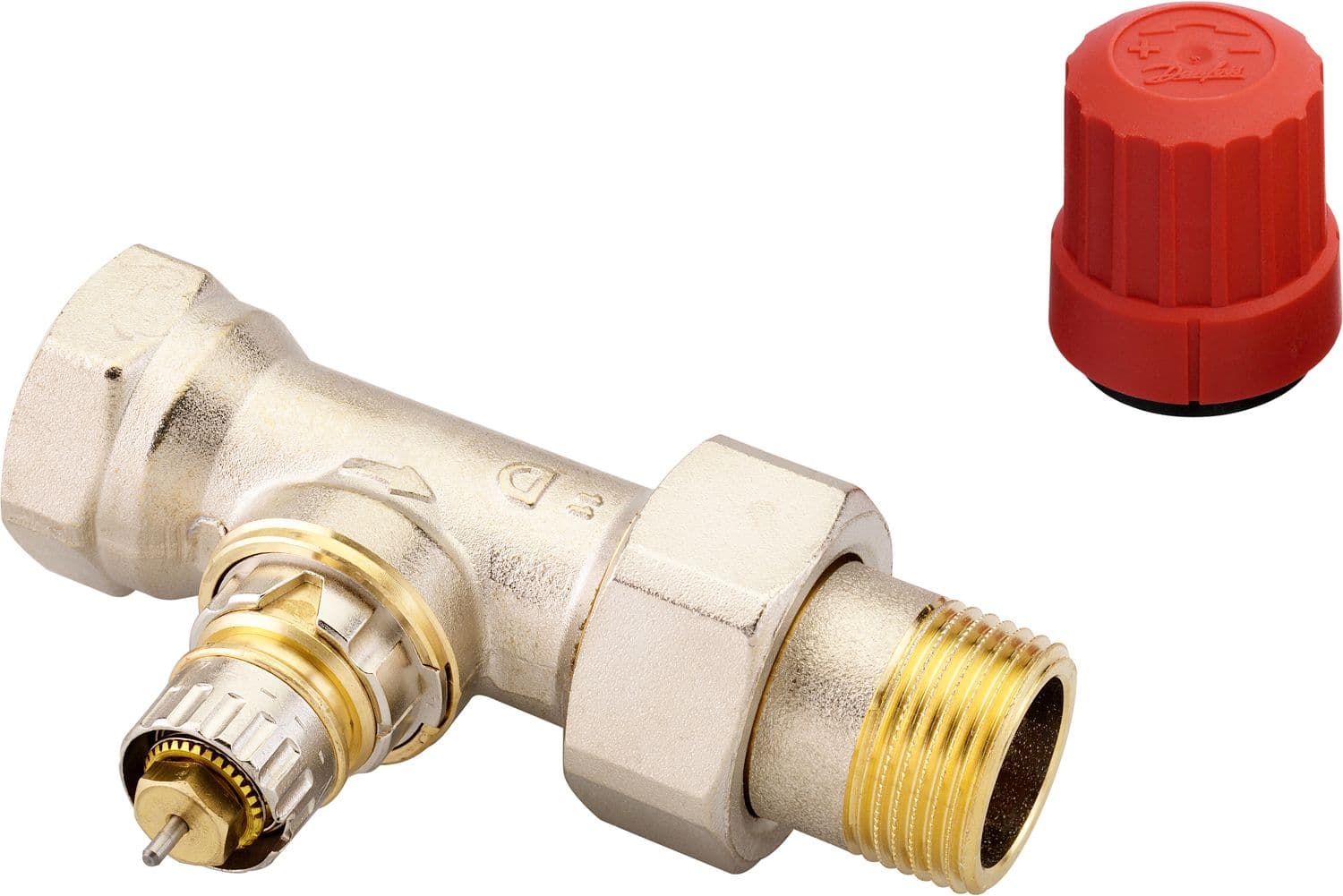 VANNE RADIATEUR THERMOSTATIQUE DANFOSS DROITE 3/4"MF