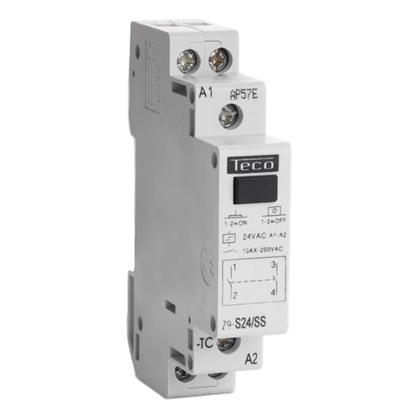 Télérupteur 24Vac 16A 2 NO