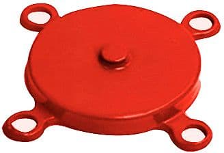 COUVERCLE POUR CAPUCHON DE REMPLISSAG 2" ROUGE