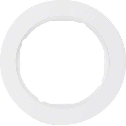 Plaque de recouvrement 1 poste Berker serie R.Classic Blanc polaire, brillant