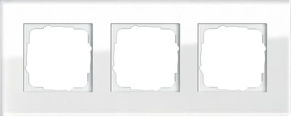 Cadre de finition Gira Esprit Blanc verre Blanc