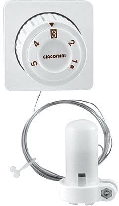 TÊTE THERMOSTATIQUE+SONDE A DISTANCE+COMMANDE GIACOMINI LIQUIDE 2M