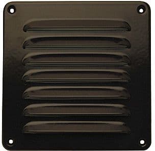 GRILLE D'AERATION ALU BRUNE B20-H20CM