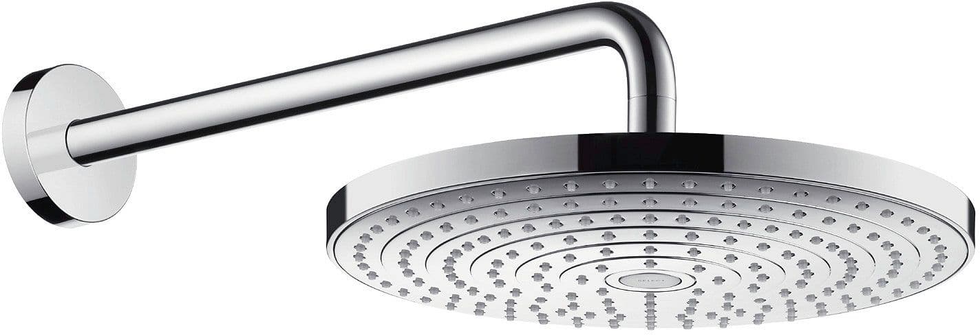 DOUCHE DE TETE RAINDANCE SELECT S240 2JET HG+BRAS 39CM MURAL BLANC-CHROME