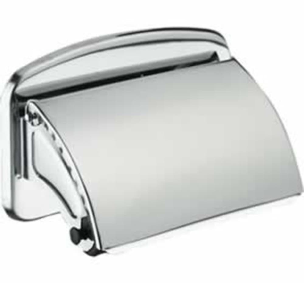 Van Marcke porte-papier avec couvercle inox