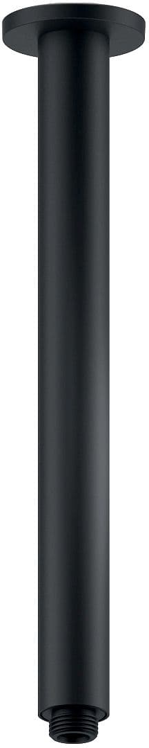 BRAS DE DOUCHE PLAFOND UNIVERSEL NOBILI ROND 1/2"-30CM NOIR MAT