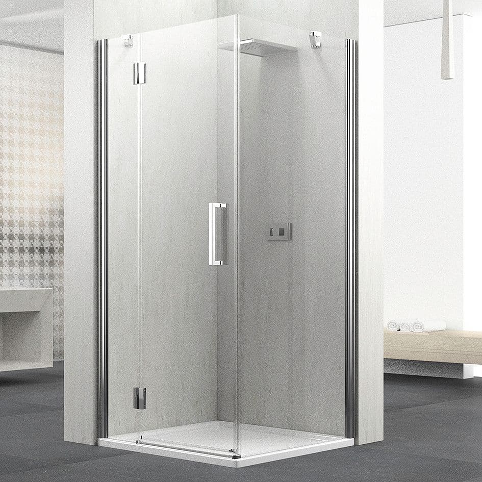PORTE PIVOTANTE GAUCHE + PANNEAU FIXE DROIT LIFT 90/90