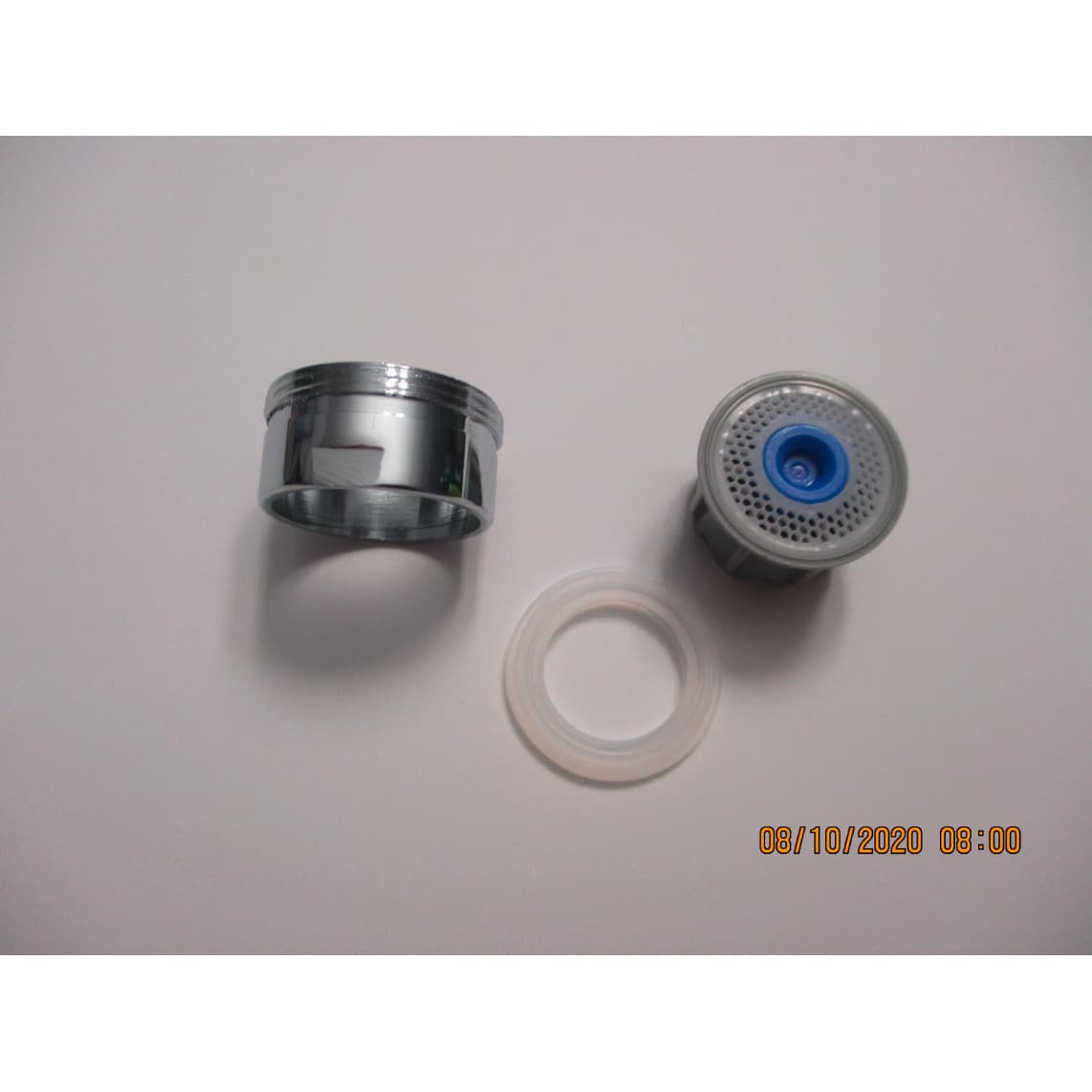 02338 Aérateur anti-goutte avec boîtier, chromé, M24x1 AG,