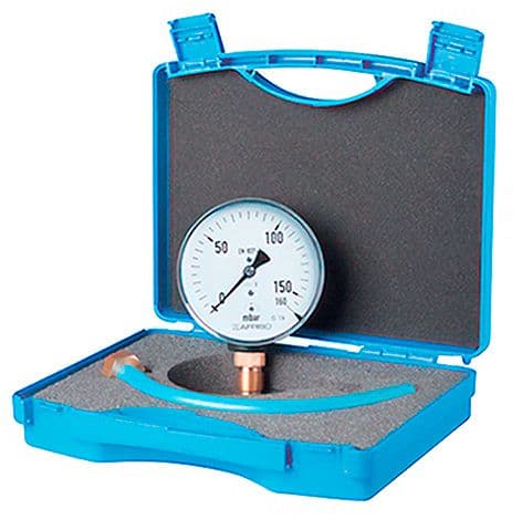 JAUGE GAZ ANALOGUE EN COFFRET 0/60 MBAR