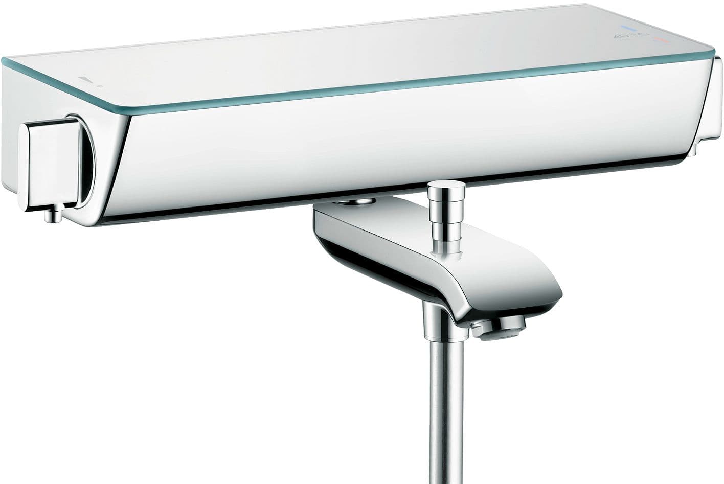 THERMOSTAT BAIN ECOSTAT SELECT HANSGROHE BLANC-CHROME