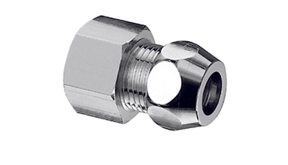 Schell raccord d'alimentation avec filet intérieur droit 3/8"F x D 10 laiton