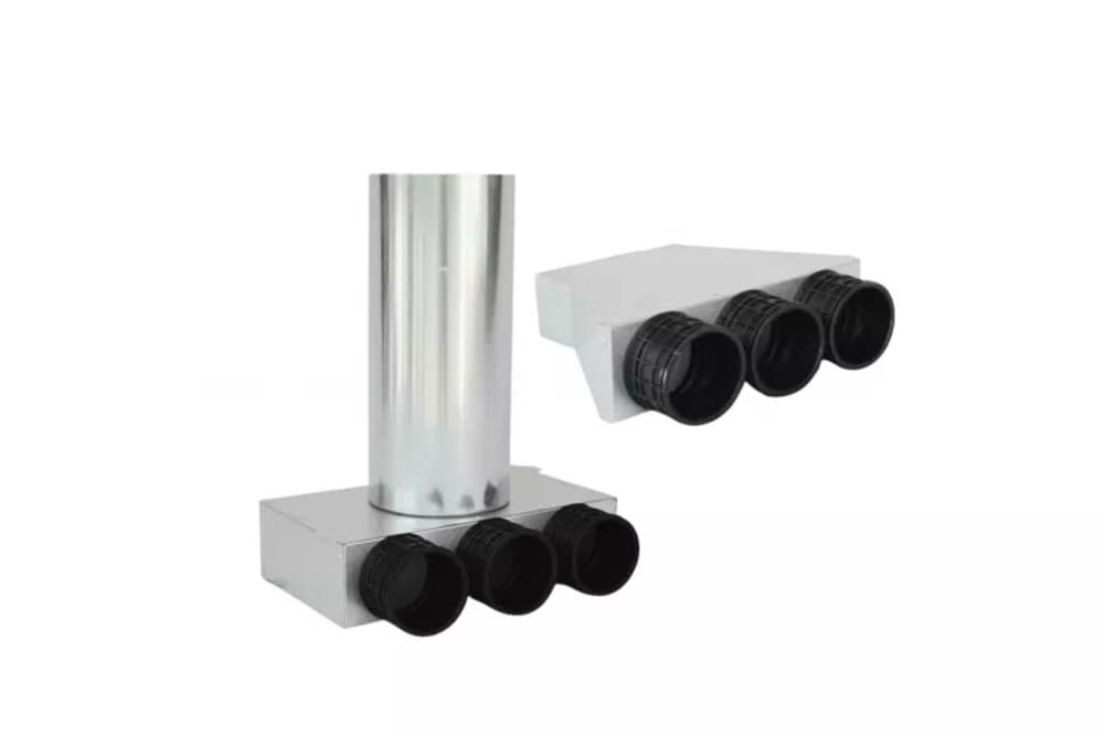 Sanutal collecteur réduit- 3x63mm/D125 avec raccord rapide