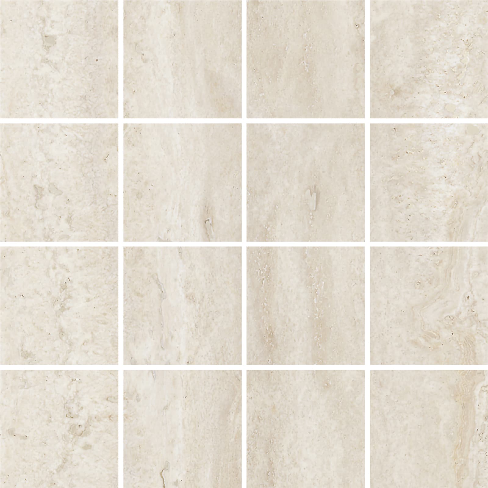 MOSAICO TRAVERTINO ALMOND 30X30 (7X7)