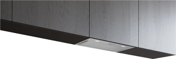Hotte IQ500 extracteur 52cm, Inox, 3 niveaux + 1 intensif, 570 / 645m³ / h, 66dB, boutons-poussoirs,